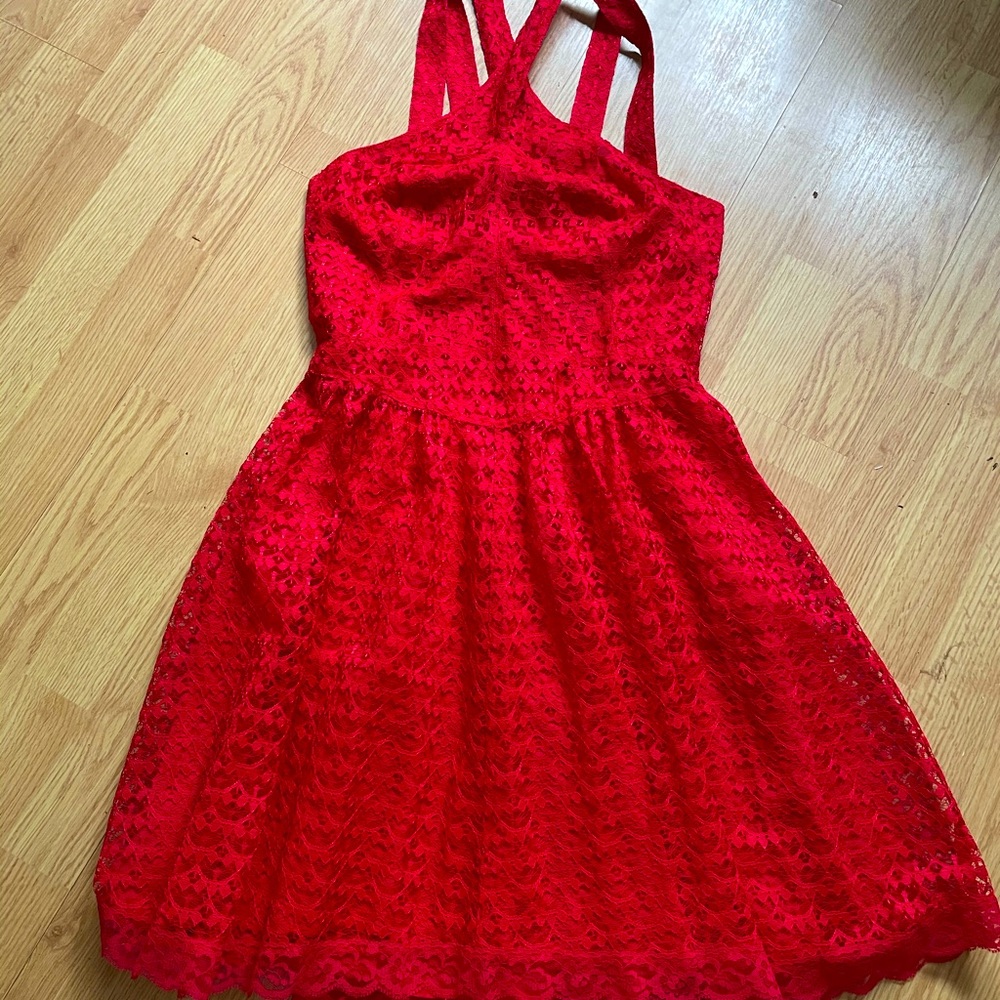 Red dress from Victoria’s Secret